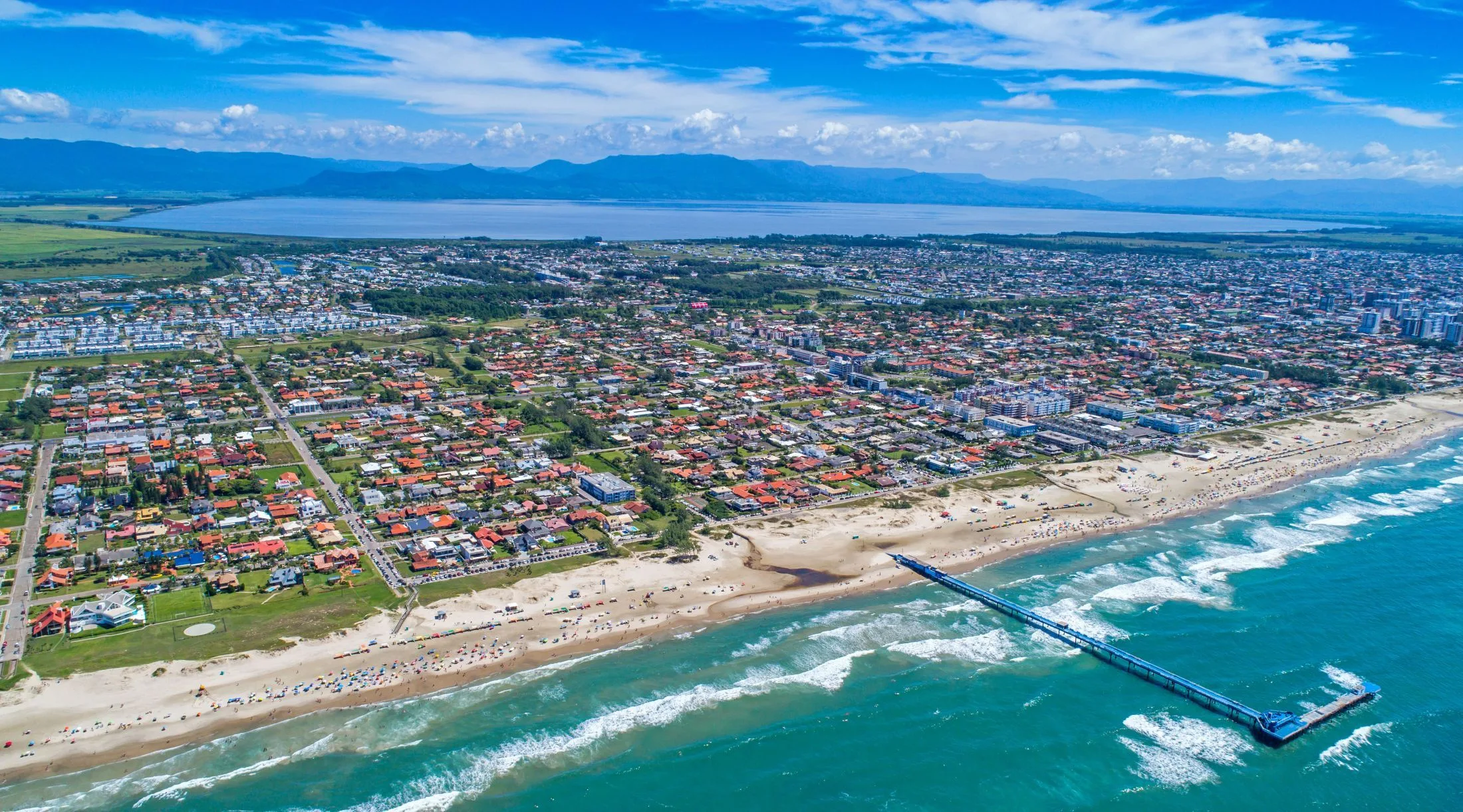 Vista aérea de Xangri-Lá